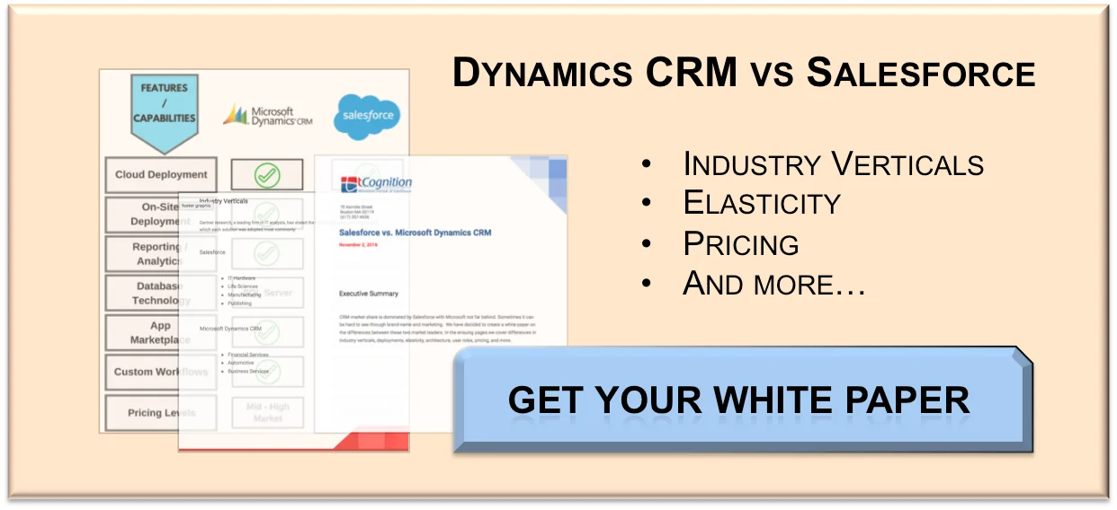 Dynamics crm vs salesforce paper